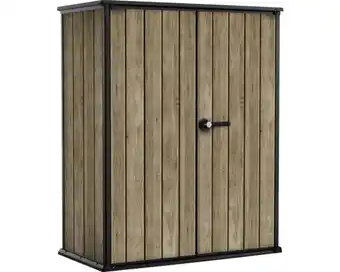 Hornbach Gartenschrank Keter Signature Ashwood Alto 1400 L Holzoptik anthrazit/braun Angebot