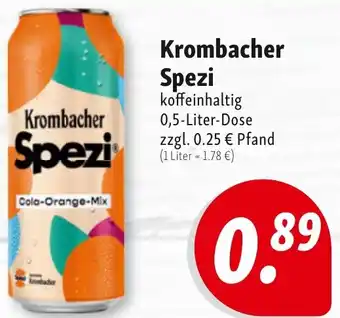 Nah & Frisch Krombacher Spezi 0,5 Liter Dose Angebot