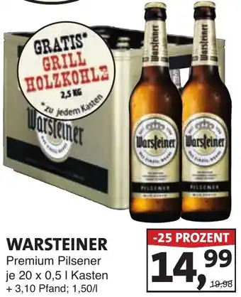 Lösch Depot WARSTEINER Premium Pilsener 20x0,5 L Kasten Angebot