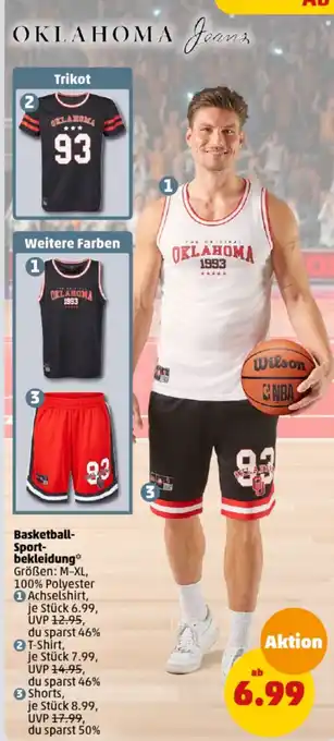 PENNY Basketball- Sportbekleidung Größen: M-XL Angebot