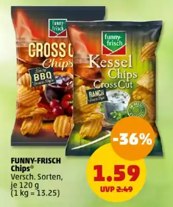 PENNY FUNNY-FRISCH Chips* 120g Angebot