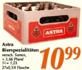 inkoop Astra Bierspezialitäten 27x0,33 L Flasche Angebot