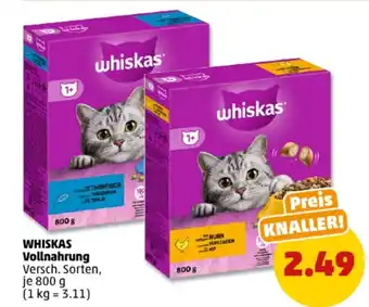 PENNY whiskas Vollnahrung 800g Angebot