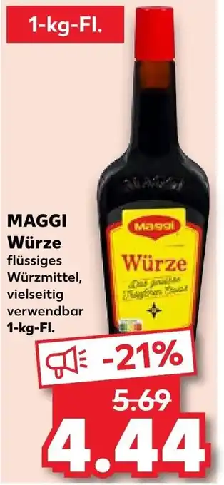 Kaufland MAGGI Würze 1-kg-Fl. Angebot