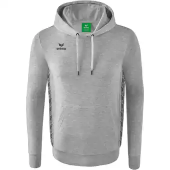 Intersport ERIMA Herren Essential Team Kapuzensweat light greymelange/slate grey S Angebot