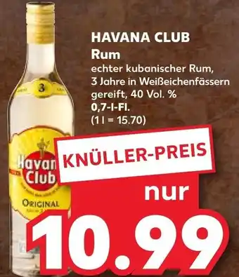 Kaufland HAVANA CLUB Rum 0,7 l Fl. Angebot