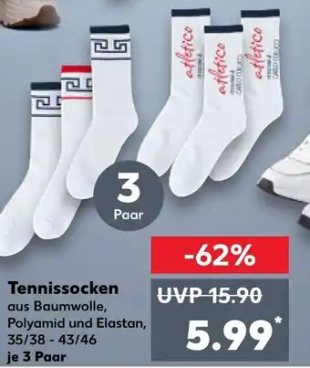 Kaufland Tennissocken 3 Paar Angebot