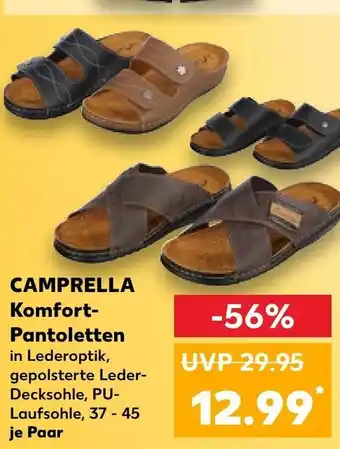 Kaufland CAMPRELLA Komfort- Pantoletten Angebot