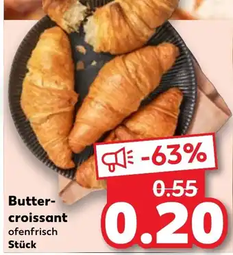 Kaufland Butter- croissant ofenfrisch Angebot