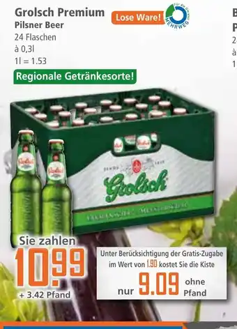 Klaas und Kock Grolsch Premium Pilsner Beer 24*300ml Angebot