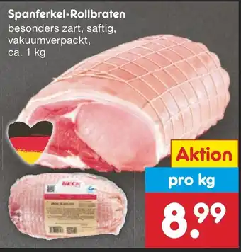 Netto Marken-Discount Spanferkel-Rollbraten ca. 1 kg Angebot