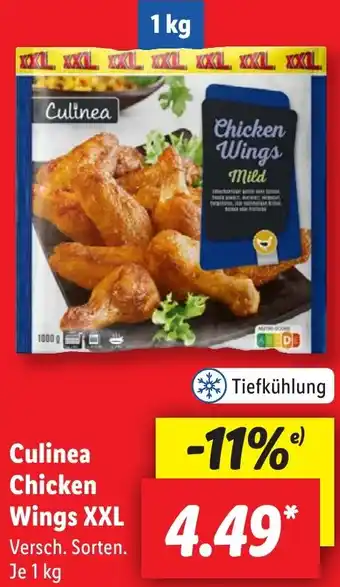 Lidl Culinea Chicken Wings XXL 1 kg Angebot