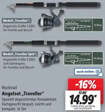 Lidl Rocktrail Angelset ,,Traveller" Angebot