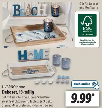 Lidl LIVARNO home Dekoset, 13-teilig Angebot