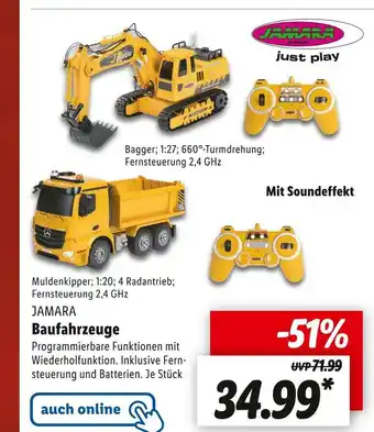 Lidl Jamara baufahrzeuge Angebot