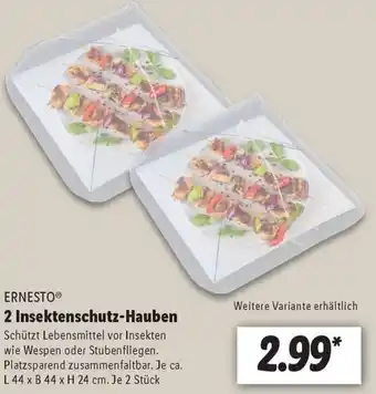 Lidl ERNESTO 2 Insektenschutz-Hauben Angebot