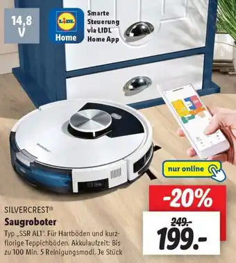 Lidl SILVERCREST Saugroboter „SSR AL1" Angebot