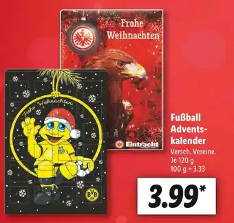 Lidl Fußball adventskalender Angebot