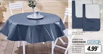 Lidl LIVARNO home Lacktischdecke Angebot