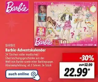 Lidl Barbie barbie-adventskalender Angebot