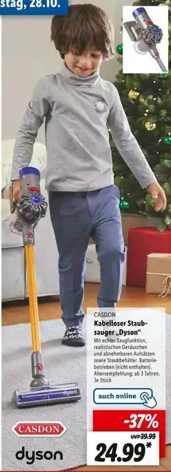 Lidl Casdon kabelloser staubsauger „dyson“ Angebot