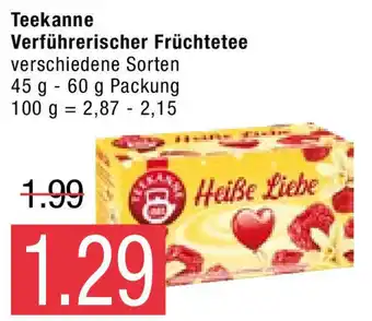 Marktkauf Teekanne Verführerischers Früchtetee 45-60g Angebot