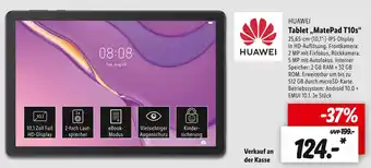 Lidl Huawei tablet „matepad t10s“ Angebot