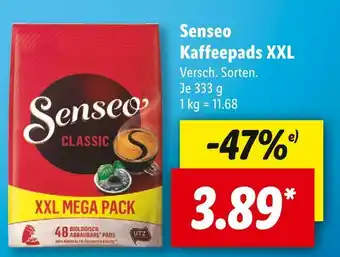 Lidl Senseo kaffeepads xxl Angebot