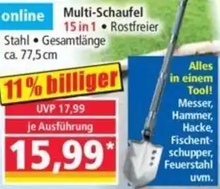 Norma Multi-Schaufel 15 in 1 Angebot