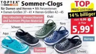 Norma TOPTEX Sommer-Clogs Angebot