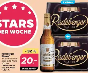 NETTO Radeberger Pilsner 20 x 0,5 L Angebot