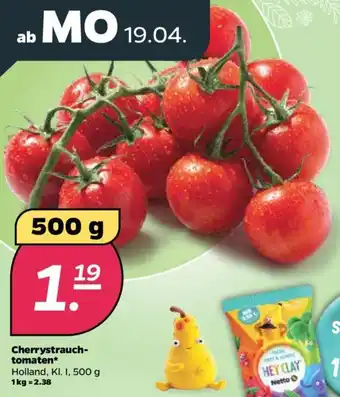 NETTO Cherrystrauchtomaten 500g Angebot