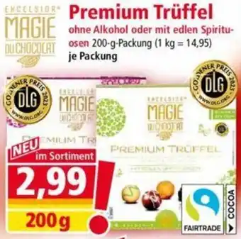 Norma EXCELSIOR MAGIE DU CHOCOLAT Premium Trüffel 200 g Packung Angebot