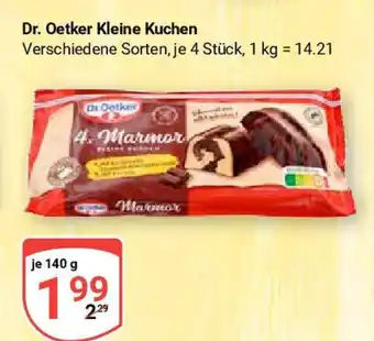 Globus Dr. Oetker Kleine Kuchen je 140 g Angebot