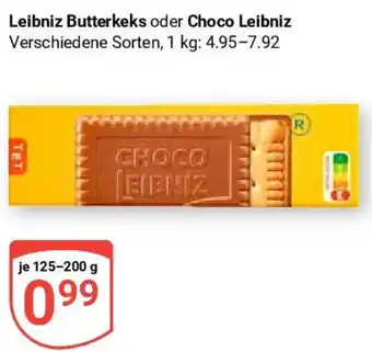 Globus Leibniz Butterkeks oder Choco Leibniz 125-200g Angebot