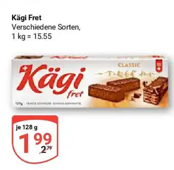 Globus Kägi Fret Verschiedene Sorten, je 128 g Angebot