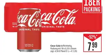 Marktkauf Coca-Cola 0,33 l Dosen Angebot