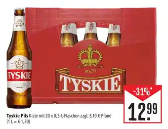 Marktkauf Tyskie Pils Kiste mt 20 x 0,5-L-Flaschen Angebot