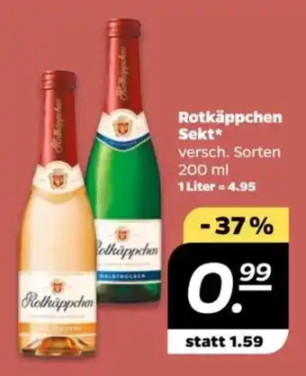 NETTO Rotkäppchen Sekt 200 ml Angebot