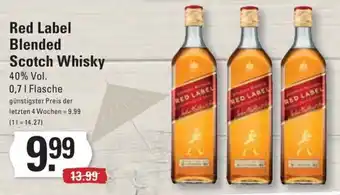 Meyer's Frischemarkt Red Label Blended Scotch Whisky 40% Vol. 700ml Angebot