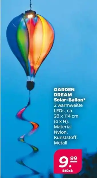 NETTO GARDEN DREAM Solar-Ballon Angebot