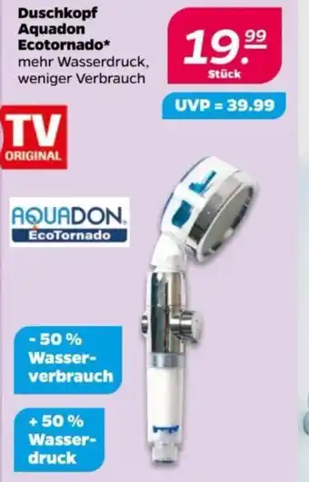 NETTO Duschkopf Aquadon Ecotornado Angebot