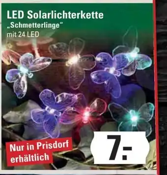 Meyer's Frischemarkt LED Solarlichterkette ,,Schmetterlinge" Angebot