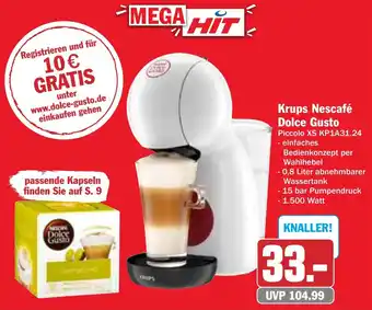 Hit Krups Nescafé Dolce Gusto Piccolo XS KP1A31.24 Angebot