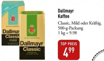 Galeria Markthalle Dallmayr Kaffee 500 g Packung Angebot