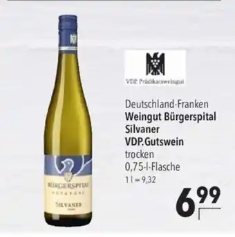 CITTI Markt Weingut Bürgerspital Silvaner VDP.Gutswein trocken 0,75-1-Flasche Angebot