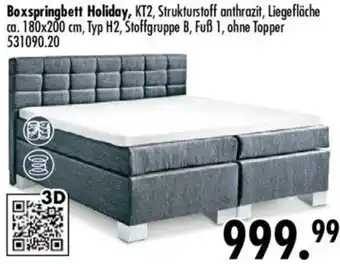 Möbel Boss Boxspringbett Holiday Angebot