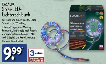 Aldi Nord CASALUX Solar-LED Lichterschlauch Angebot