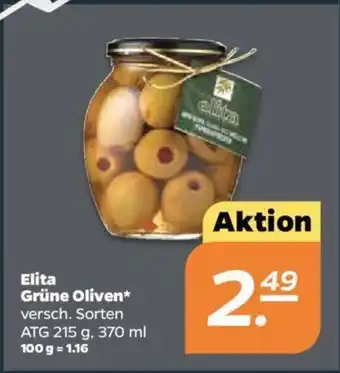 NETTO Elita Grüne Oliven 370ml Angebot