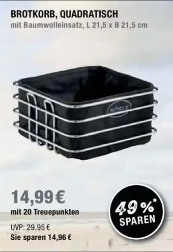 CITTI Markt BROTKORB, QUADRATISCH Angebot